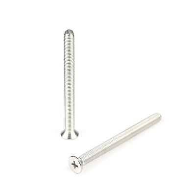 Metric SUS316 M5 Machine Screw 70mm Flat Phillips Din965 para aquecedor de água solar fácil