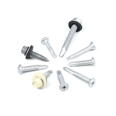Venda Bi Material Hex Csk Pan Head Washer Parafuso de auto-perfuração com lavadora 100% QC testado
