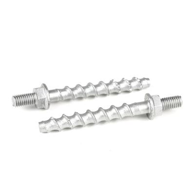 Revestimento antirruído de zinco Ancoras de cabeça dupla Parafuso de alvenaria SS410 parafuso de concreto de aço inoxidável