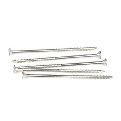 Kit de assortamento de parafusos de madeira de aço inoxidável de 200 mm para corrimão de madeira