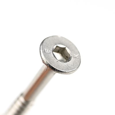 304 aço inoxidável Hexagon Socket Hardware Screw 75mm para construção de construção de madeira