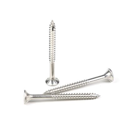 304 aço inoxidável Hexagon Socket Hardware Screw 75mm para construção de construção de madeira