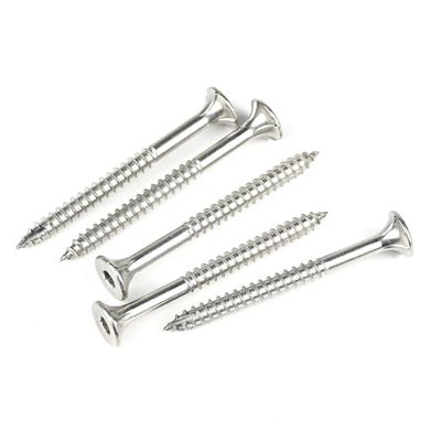 304 aço inoxidável Hexagon Socket Hardware Screw 75mm para construção de construção de madeira