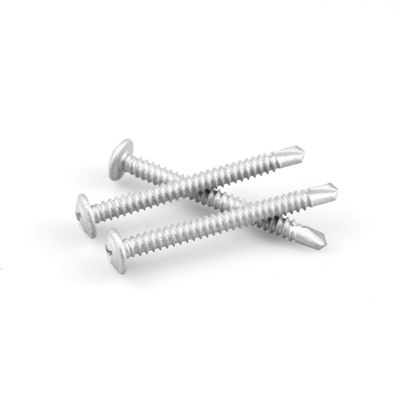 Cabeça de panela de aço inoxidável para o Wafer Self Drilling Screw A2 Phillips 304 Bi-Metal 5.5x60