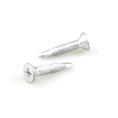 Sus410 Sus316 Cabri parafuso terraço Bi Metal A4 Ruspert cabeça plana parafuso auto-perfuração St4.8