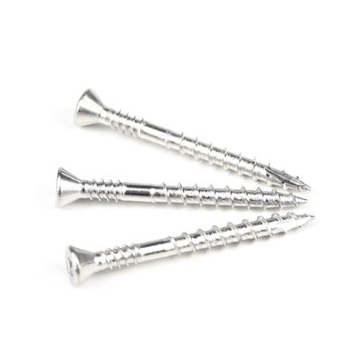 Parafuso de parede seca de aço inoxidável 304 durável 55 mm para divisória de teto de madeira