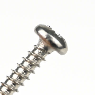 Suporte personalizado de aço inoxidável 304 A2 Pozi Drive Self Tapping Screw Cross Recessed
