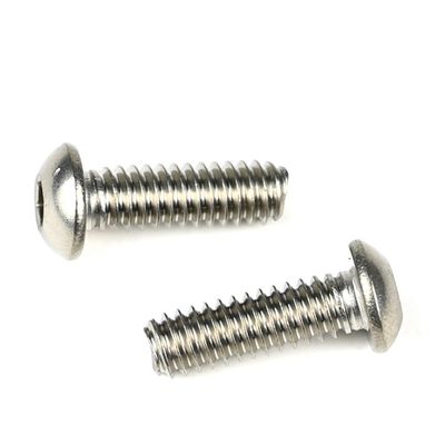 Aço inoxidável 304 cabeça de botão Allen resistente a adulterações Hex Full Thread Machinery Screws