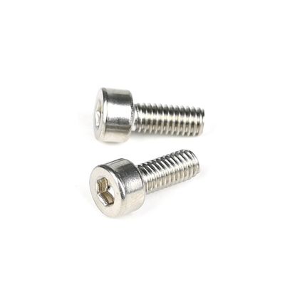 100% QC testado M4 X 10mm Filister Head Hex Socket Machine Screw para prateleira de mercadorias