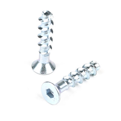 Revestimento de zinco Hex Socket cabeça plana de betão parafuso âncora auto-perfuração âncora M6 40mm