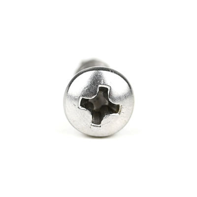 Parafusos auto-perfurantes de aço inoxidável para perfuração de cauda para perfuração automática parafusos 410 SS Cross Drive Pan Head