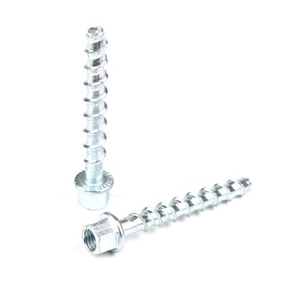 Parafusos para fixação de telhados de aço M8 Hex Flange Head Vertical Concrete Threaded Rod Hanger