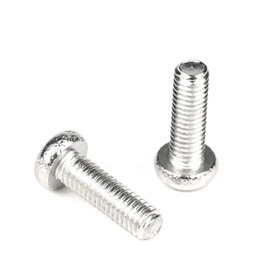 Pan Head Phillips Cross Recess Drive M3 para máquina de aço inoxidável para acesso à porta