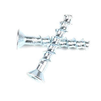 Bloco de concreto M6x50 Allen Csk Hex Bolt Branco Zinco cabeça plana auto-aperto parabraços de âncora