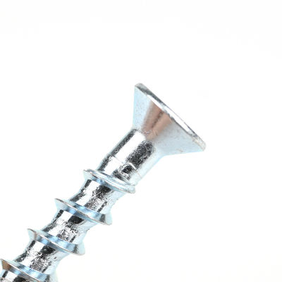 Bloco de concreto M6x50 Allen Csk Hex Bolt Branco Zinco cabeça plana auto-aperto parabraços de âncora