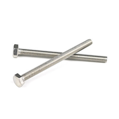 Aço inoxidável A4 316 Full Thread Hex Din 933 Bolto Máquina de fixação solar Bolto M4x50