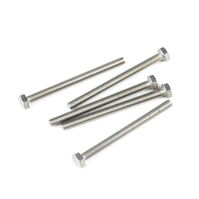 Aço inoxidável A4 316 Full Thread Hex Din 933 Bolto Máquina de fixação solar Bolto M4x50