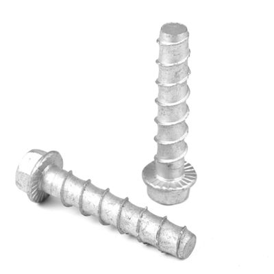 Zinc Finish M12 parafusos de betão para instalação de assoalhos de elevadores 100% QC testado