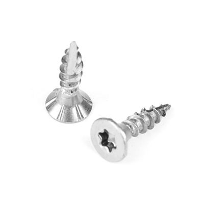 Parafusos Inox Double Cuntersunk Head Torx Chipboard Screw para deck de aço inoxidável