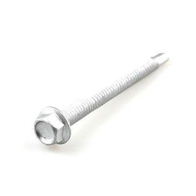Unitek Bimetallic Hex Flange Head Screws ST6.3-20x65 Ruspert Auto-perfuração cabeça plana