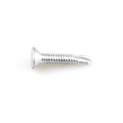 Aço inoxidável 410 316 Bi-metal Flat Head Phillips Self Drilling Screw ST4.8x25