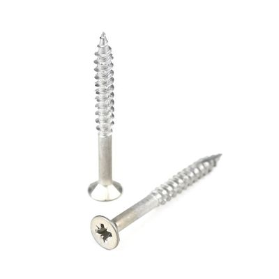 ISO Standard 5x45mm Metric Countersunk Head Pozi parafusos de placas de gesso para construção de madeira