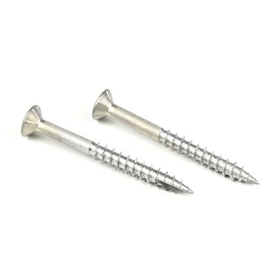 ISO Standard 5x45mm Metric Countersunk Head Pozi parafusos de placas de gesso para construção de madeira