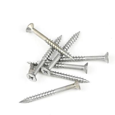 ISO Standard 5x45mm Metric Countersunk Head Pozi parafusos de placas de gesso para construção de madeira