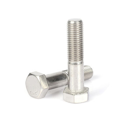 A2-70 parafusos de aço inoxidável M6*30 Din931 parafusos hexagonais