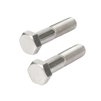 A2-70 parafusos de aço inoxidável M6*30 Din931 parafusos hexagonais