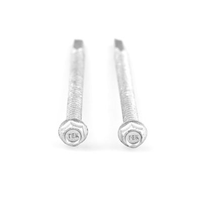 ST5.5 90mm comprimento Hex flange para perfuração parafuso Tek parafuso bimetálico com e personalizável