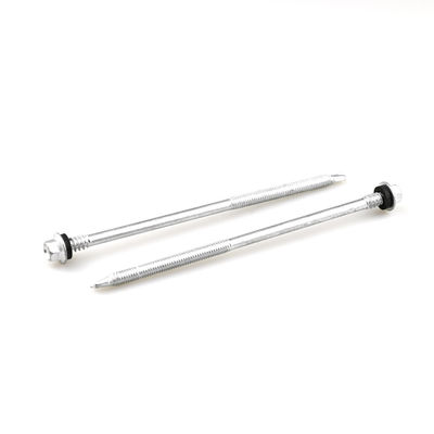 Aço inoxidável Bi Metal Hex Flange Head Painel Sandwich 140mm comprimento parafuso de perfuração para laminado de sanduíche