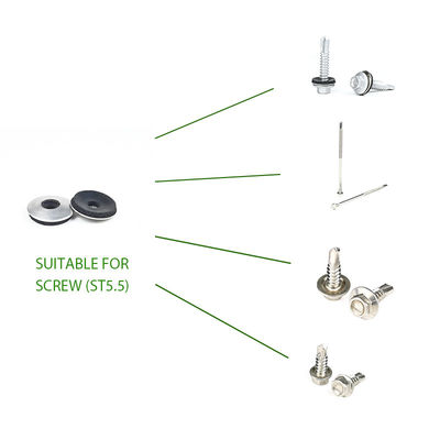 Suporte personalizado Contato Serviço de Atendimento ao Cliente para EPDM de aço inoxidável Roofing Rubber Washer