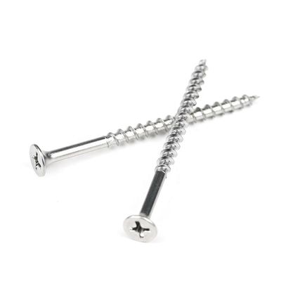 Sus410 parafuso de madeira de aço inoxidável Phillips Bugle Drywall Self Tapping parafuso de madeira 4.2x65mm