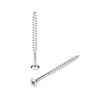 Sus410 parafuso de madeira de aço inoxidável Phillips Bugle Drywall Self Tapping parafuso de madeira 4.2x65mm