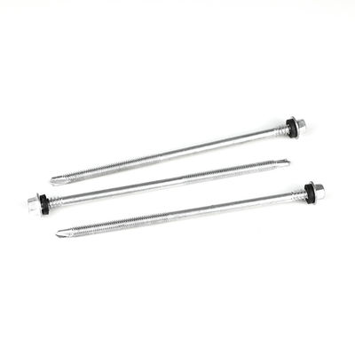 Parafusos Bimetálicos de Flange Hex com EPDM Washer Metal Self Drilling Screw para Instalação