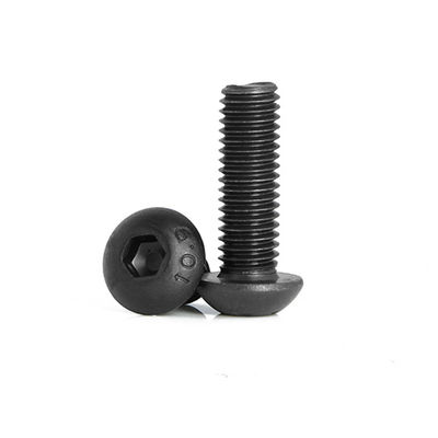 DIN7380 Botão cabeça Allen para 10.9 Grau M3 M4 M5 M6 M8 M10 M12