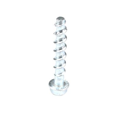 HEX Flange Ancoras de parafuso de concreto parafusos parafusos de aço carbono zinco branco revestido para trabalho pesado
