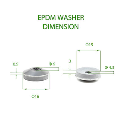 EPDM de aço de borracha Gasket Sealing Washer para Hex cabeça de perfuração parafuso suporte personalizado
