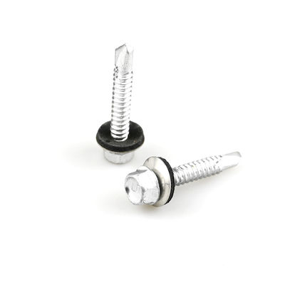Parafusos Tek auto-perfurados para telhados metálicos 100% QC Testado e suporte personalizado