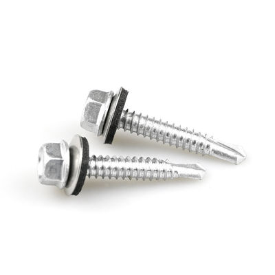 Bimetal de acabamento simples SS316 cabeça de lavadora hexadecimal para manutenção de telhados