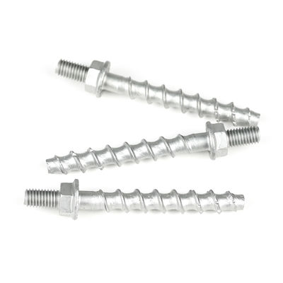 Cabeça plana acabamento plano Sus410 aço inoxidável Hex Flange auto-aperto de côncreto Anchor Maçonaria parafuso parafuso