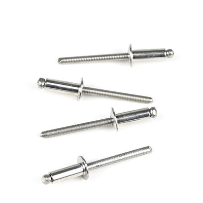 Dimensão personalizada Ss316 Cúpula de aço inoxidável Countersunk Pop Rivet Metal Open End Rivets Cego