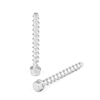 Auto Anchor Bolto M6 75mm cabeça hexadecimal para fixação de parede de concreto e aço de calibre leve