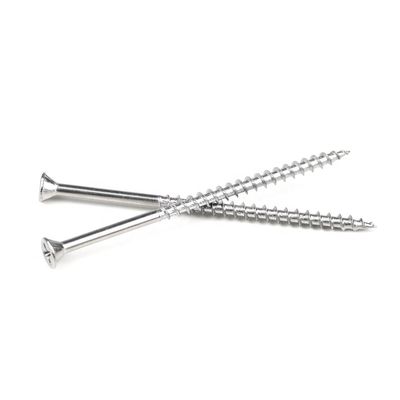 ISO Standard 3 Inch Phillips Chipboard Flat Head Anti-Slip Self Tapping Screw para Decking