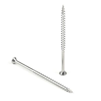 ISO Standard 3 Inch Phillips Chipboard Flat Head Anti-Slip Self Tapping Screw para Decking