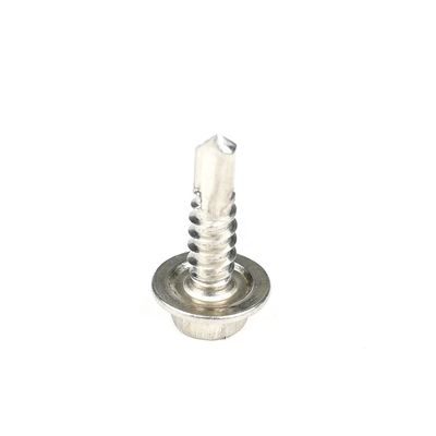 3/4" Lavadora de chapas de cimento Hex parafusos de auto-perfuração para instalação de edifícios de fibra