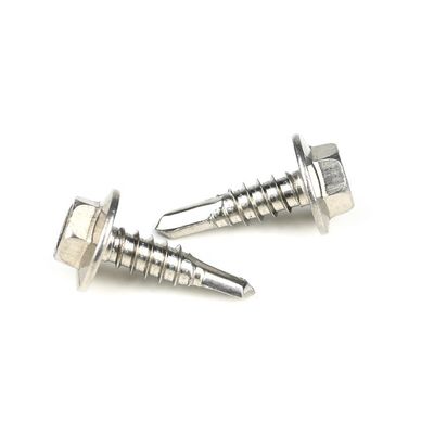 3/4" Lavadora de chapas de cimento Hex parafusos de auto-perfuração para instalação de edifícios de fibra