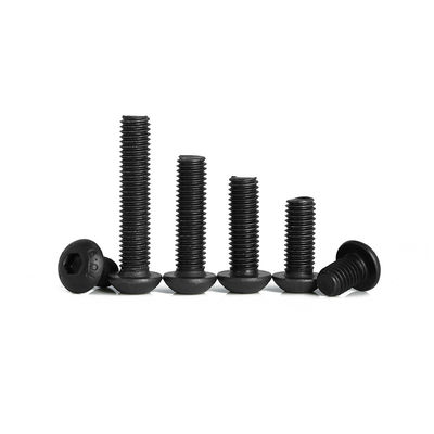 Bolsas hexadecimais de aço carbono grau 10.9 Bolto M8 Botão de óxido negro