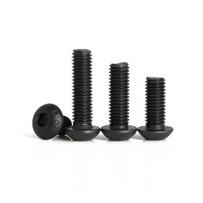 Bolsas hexadecimais de aço carbono grau 10.9 Bolto M8 Botão de óxido negro